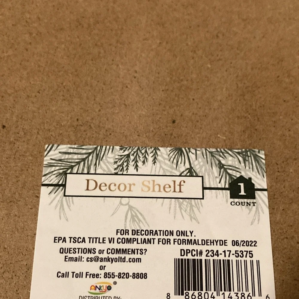 Target BP 2022 Wood Christmas Present Wall Shelf or Tabletop Decor